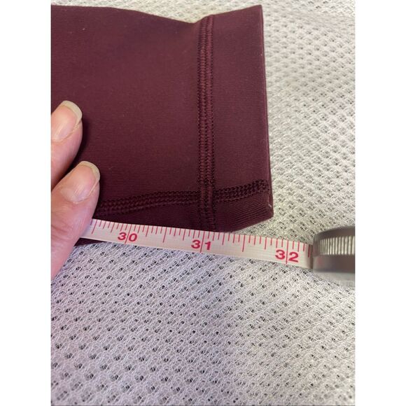 Lululemon Wunder Under Burgundy Full Length Leggings Size 4 - Picture 5 of 5